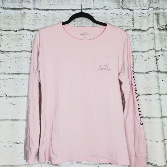 Vineyard Vines whale print Long sleeve tee medium - Picture 1 of 7